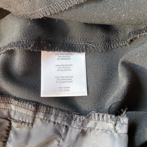 ELLEN TRACEY BLACK DRESS PANTS Sz 8 - Picture 10 of 13
